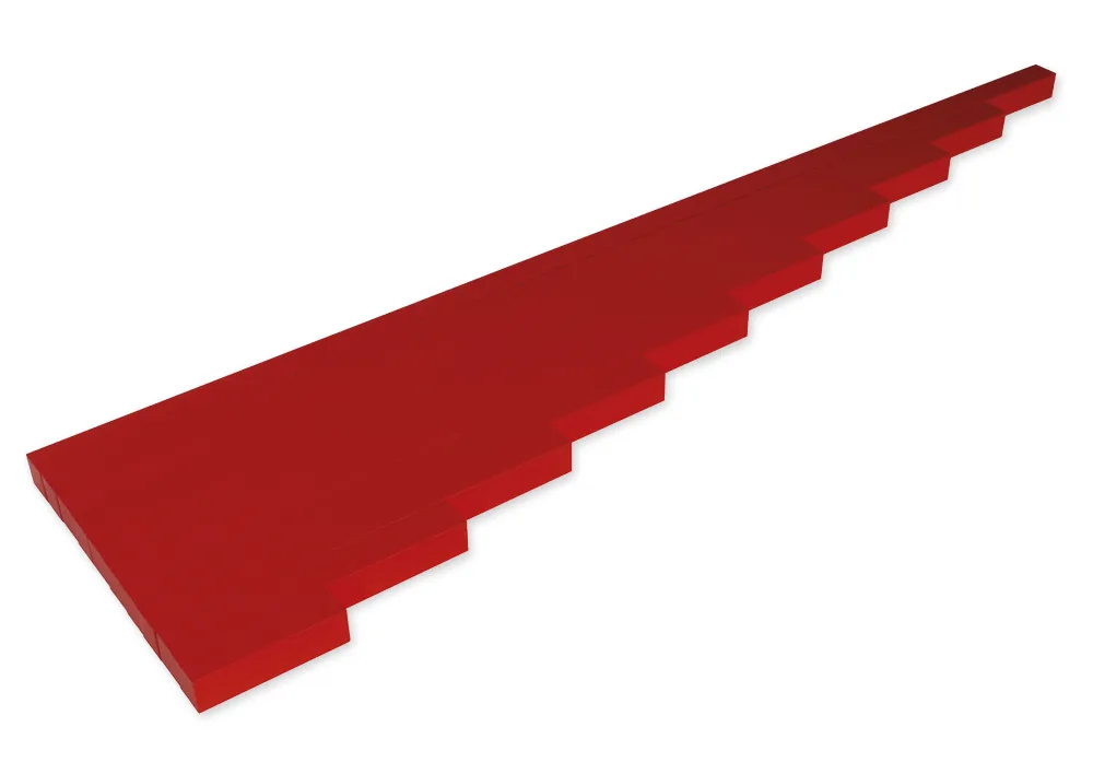 TimeTEX Rote Stangen "Montessori Premium"