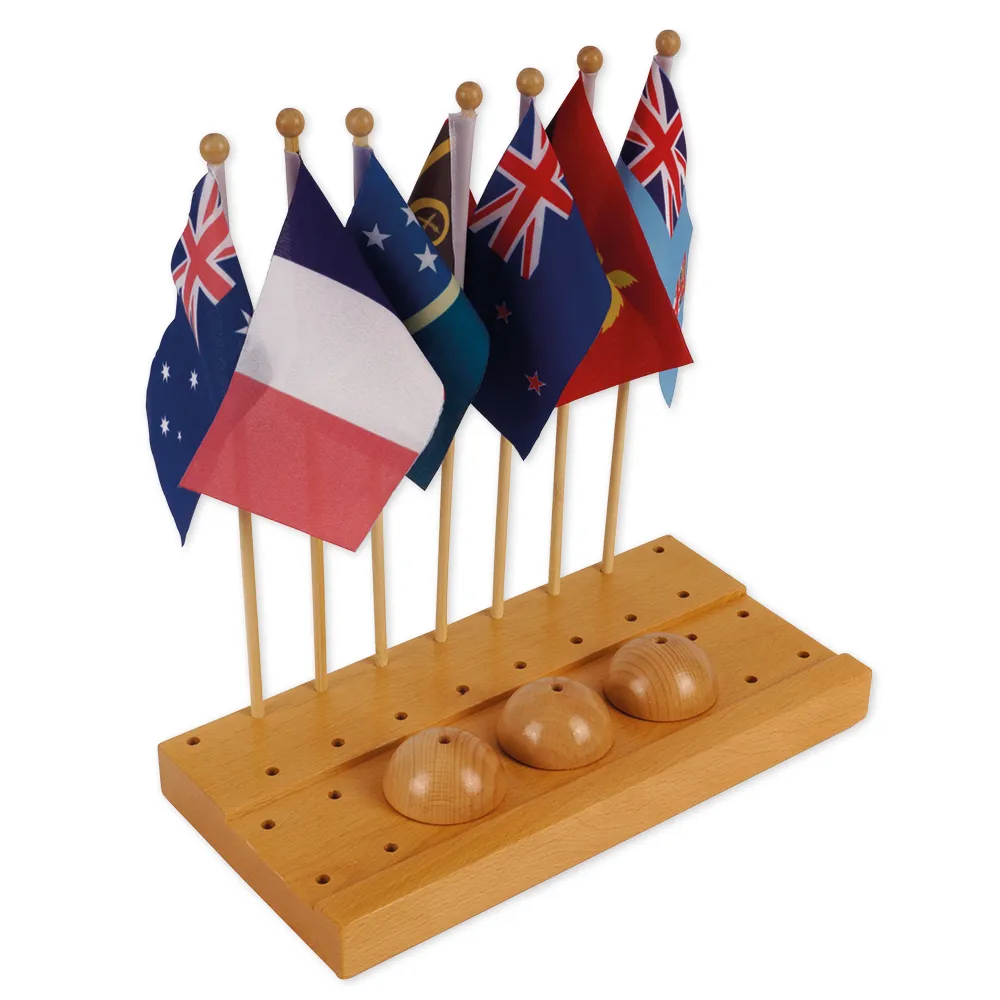 TimeTEX Flaggenständer Ozeanien "Montessori Premium"