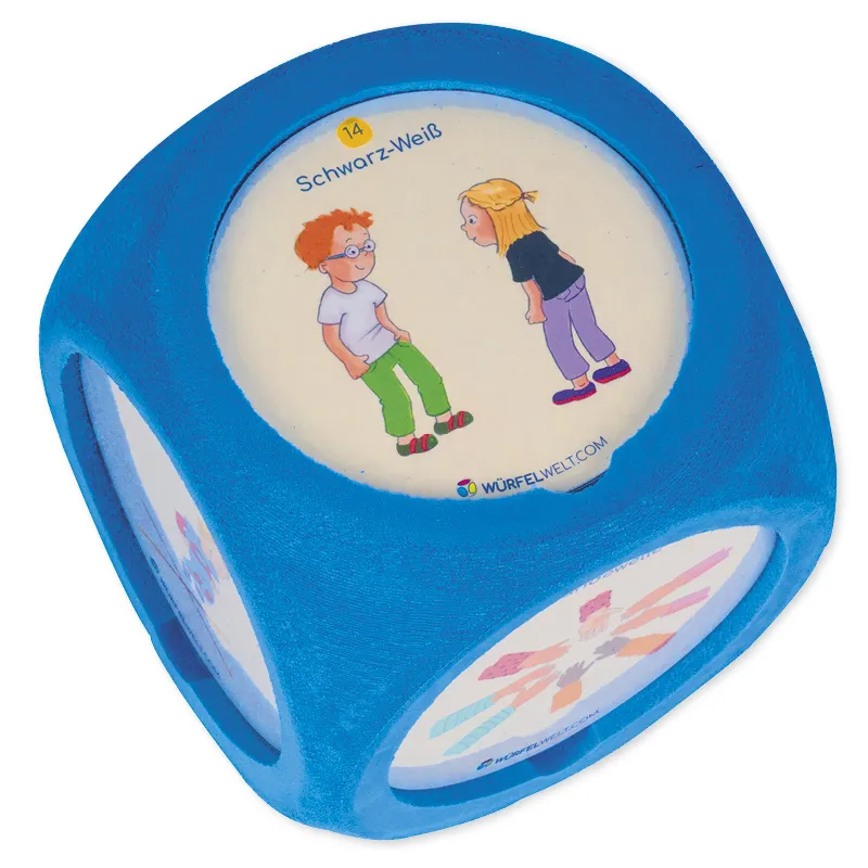 Würfelscheiben "Kinderyoga mit dem Yoga-Würfel", 42 Stück