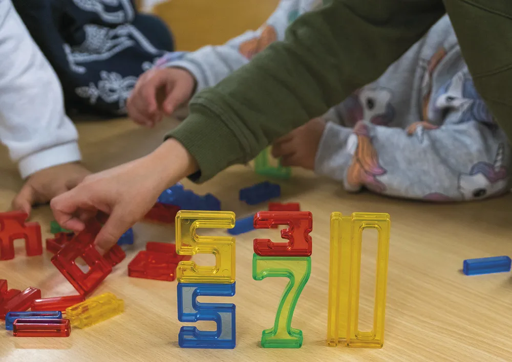 TimeTEX Zahlen-Bausteine "Zahl auf Zahl", 35-tlg.