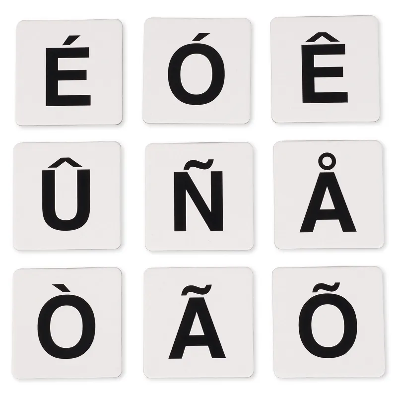 Set Buchstaben-Kärtchen "ABC", 216-tlg. im Koffer