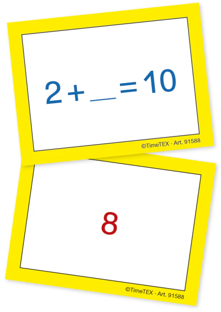 TimeTEX Schüler-Übungsset "Zahlenraum bis 20", 46-tlg. in Dokumentenmappe