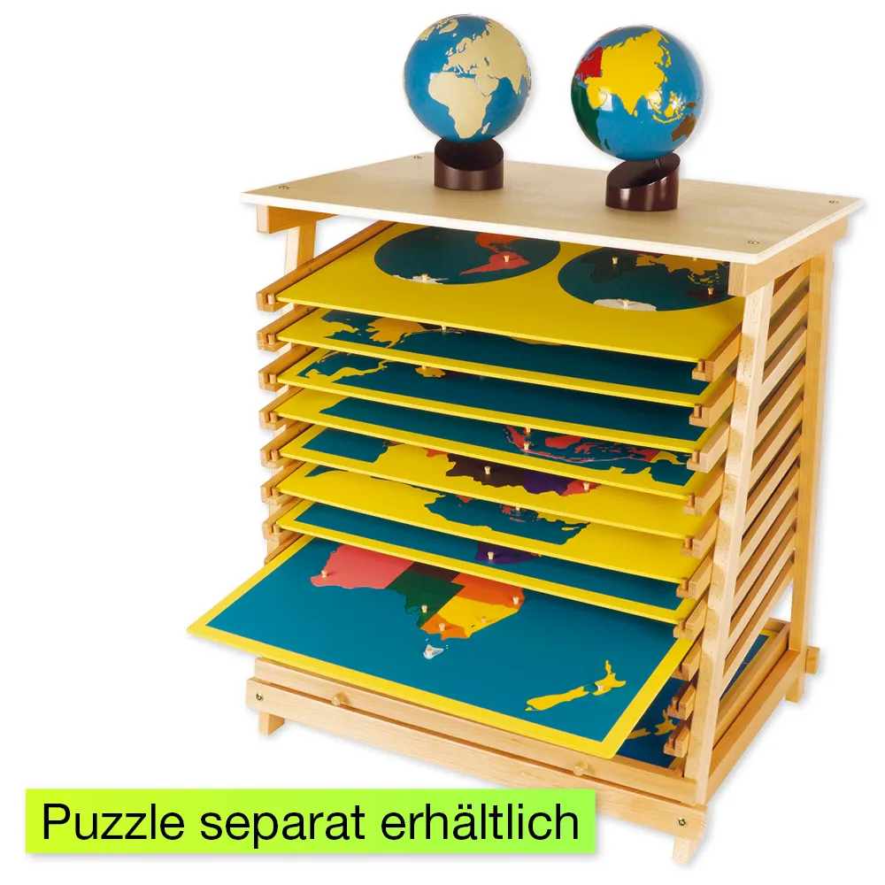 TimeTEX Ständer für 10 Puzzlekarten "Montessori Premium"