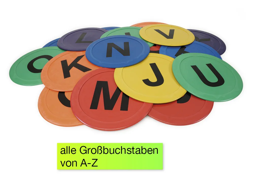 Boden-Buchstaben "Bewegtes Lernen" A-Z, 26-tlg.