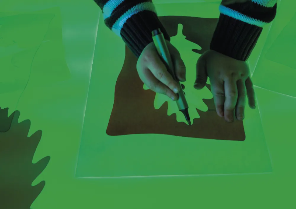 Blätter-Schablonen, 6-tlg.