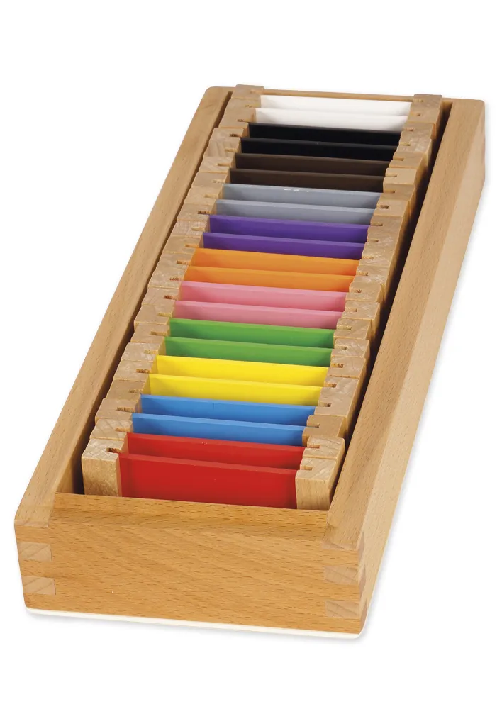 TimeTEX Farbtäfelchen, Satz 2, 11 Paare "Montessori Premium"