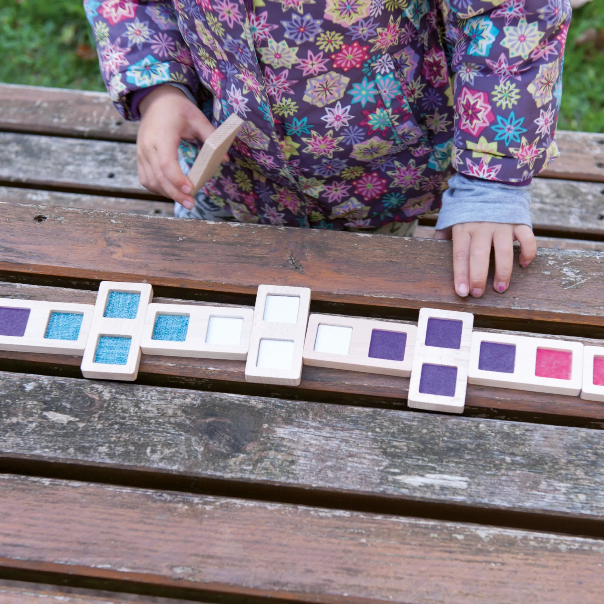 Tast-Domino "Textur", 29-tlg.