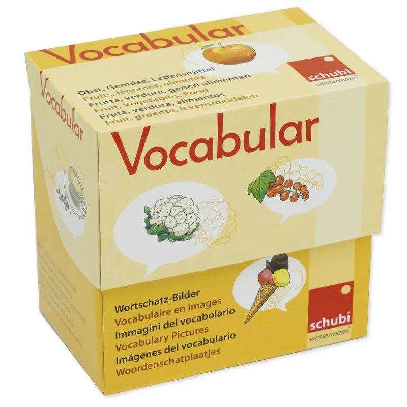 Bilderbox "Vocabular Obst, Gemüse, Lebensmittel"