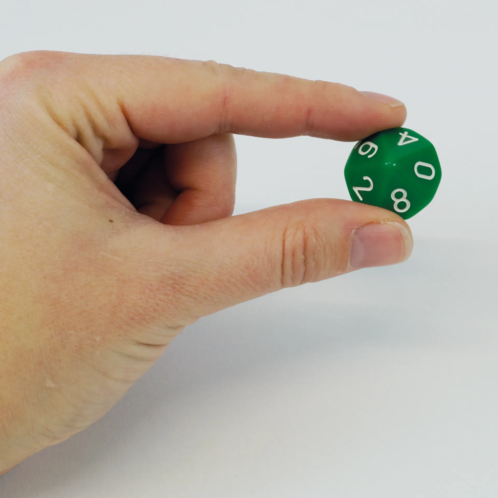 Set Würfel zehnseitig 0-9 (Einer), 100 Stück in Dose