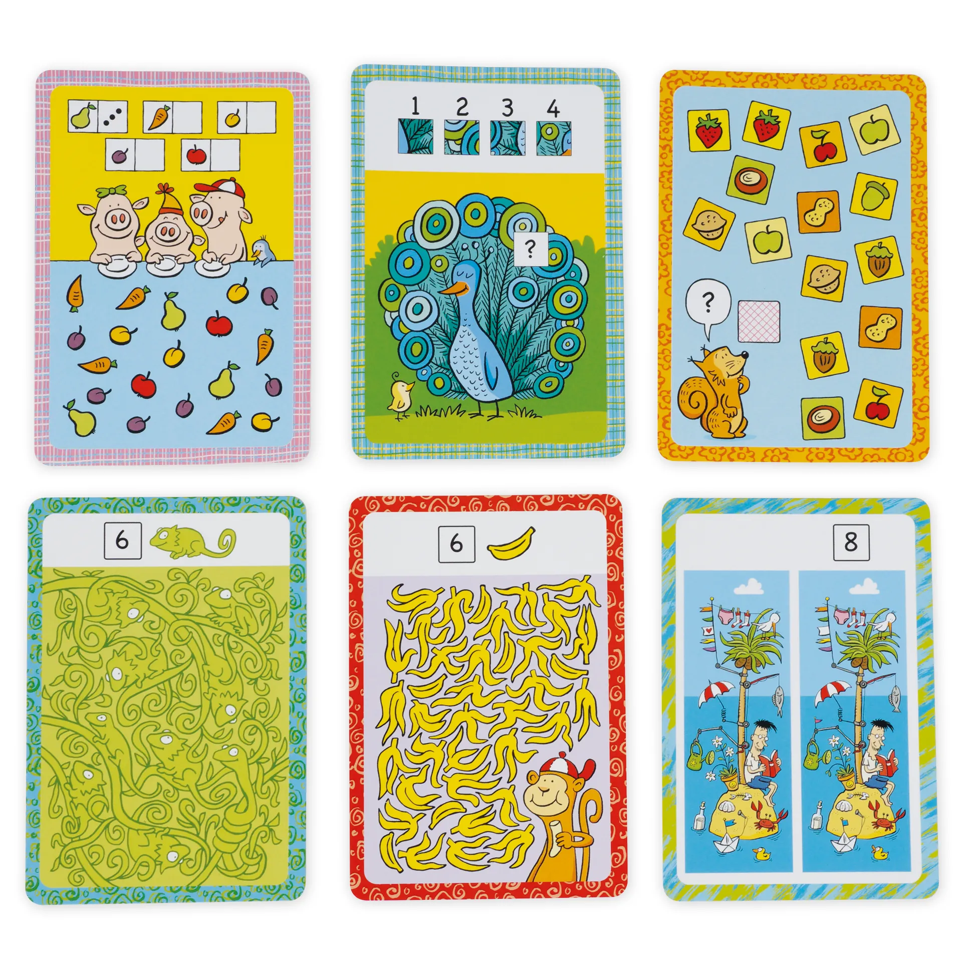 Kartenspiel "50 Wimmel-Rätsel ohne Worte"