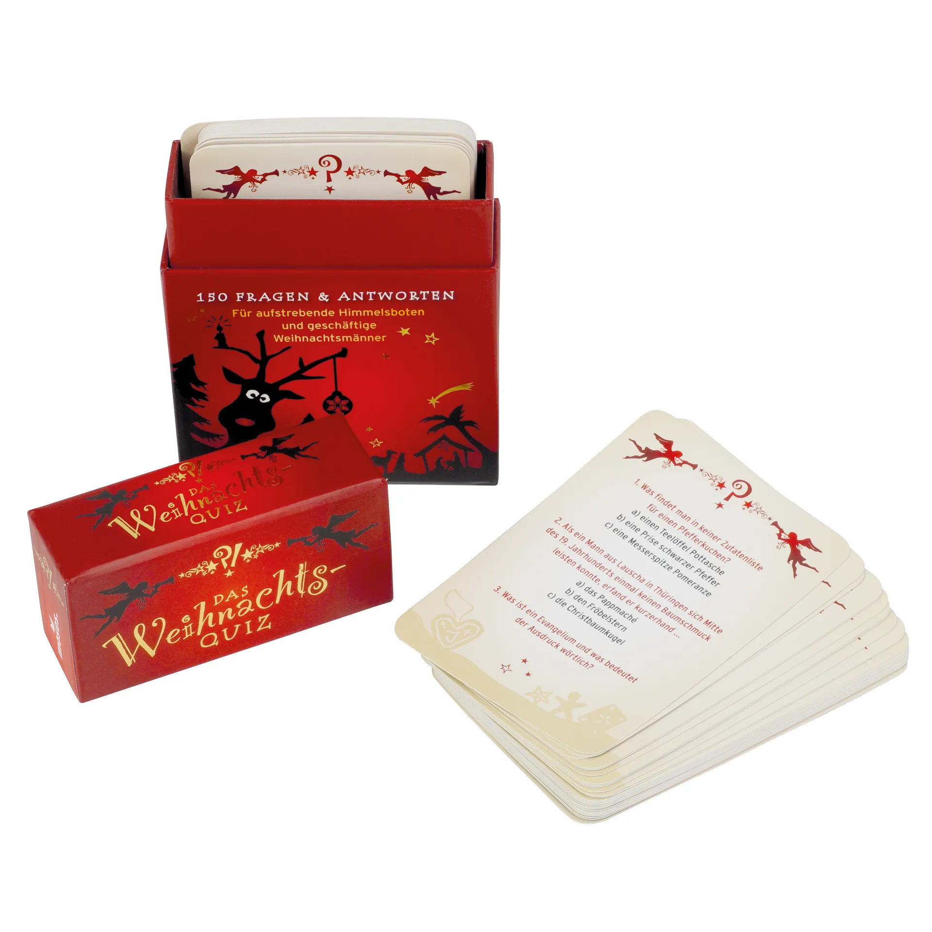 Lernspiel "Das Weihnachts-Quiz", 50-tlg. in Box