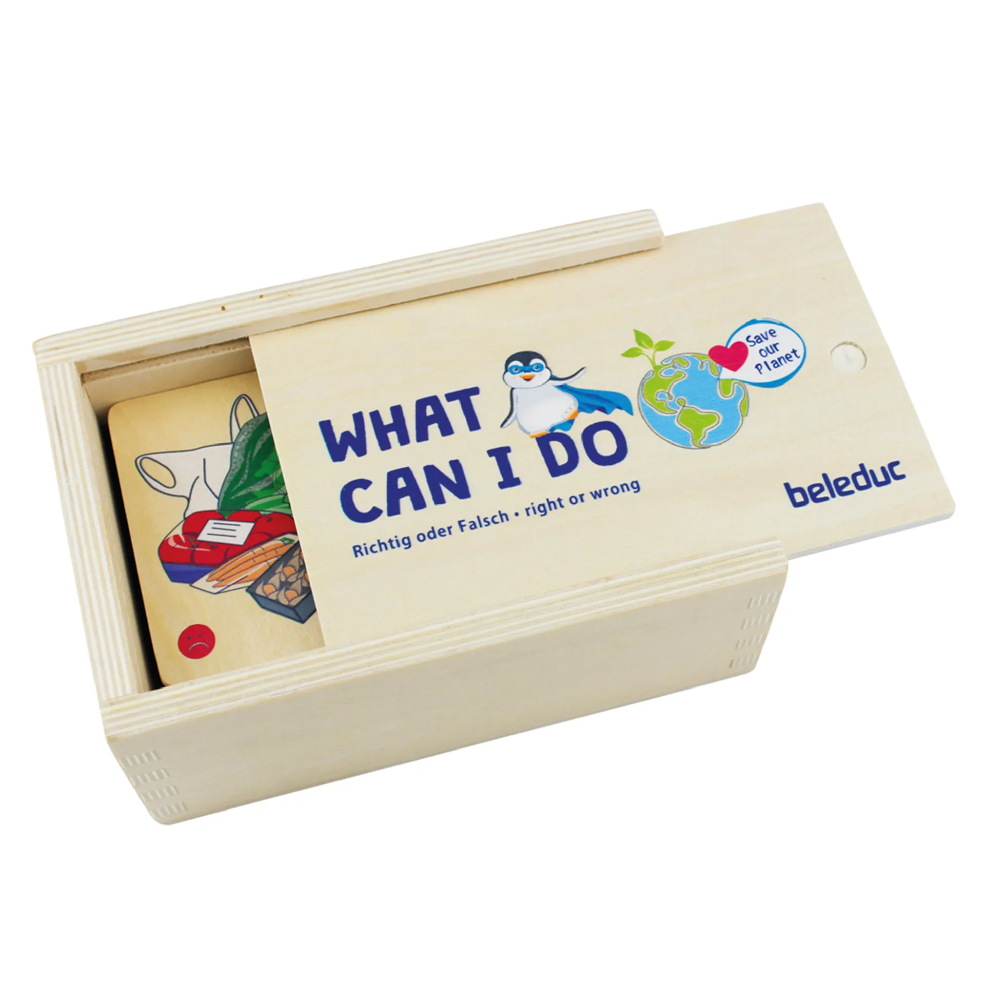 Was kann ich für unsere Umwelt tun? Holz-Lernspiel, 22-tlg.