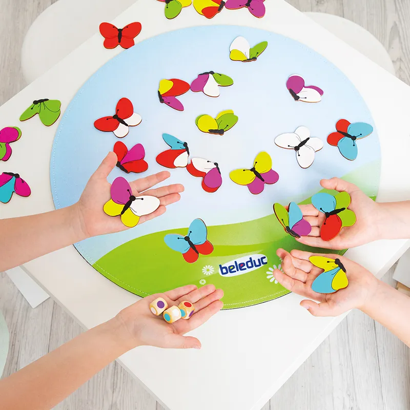 Lernspiel "Farbenfrohe Schmetterlinge", 46-tlg.