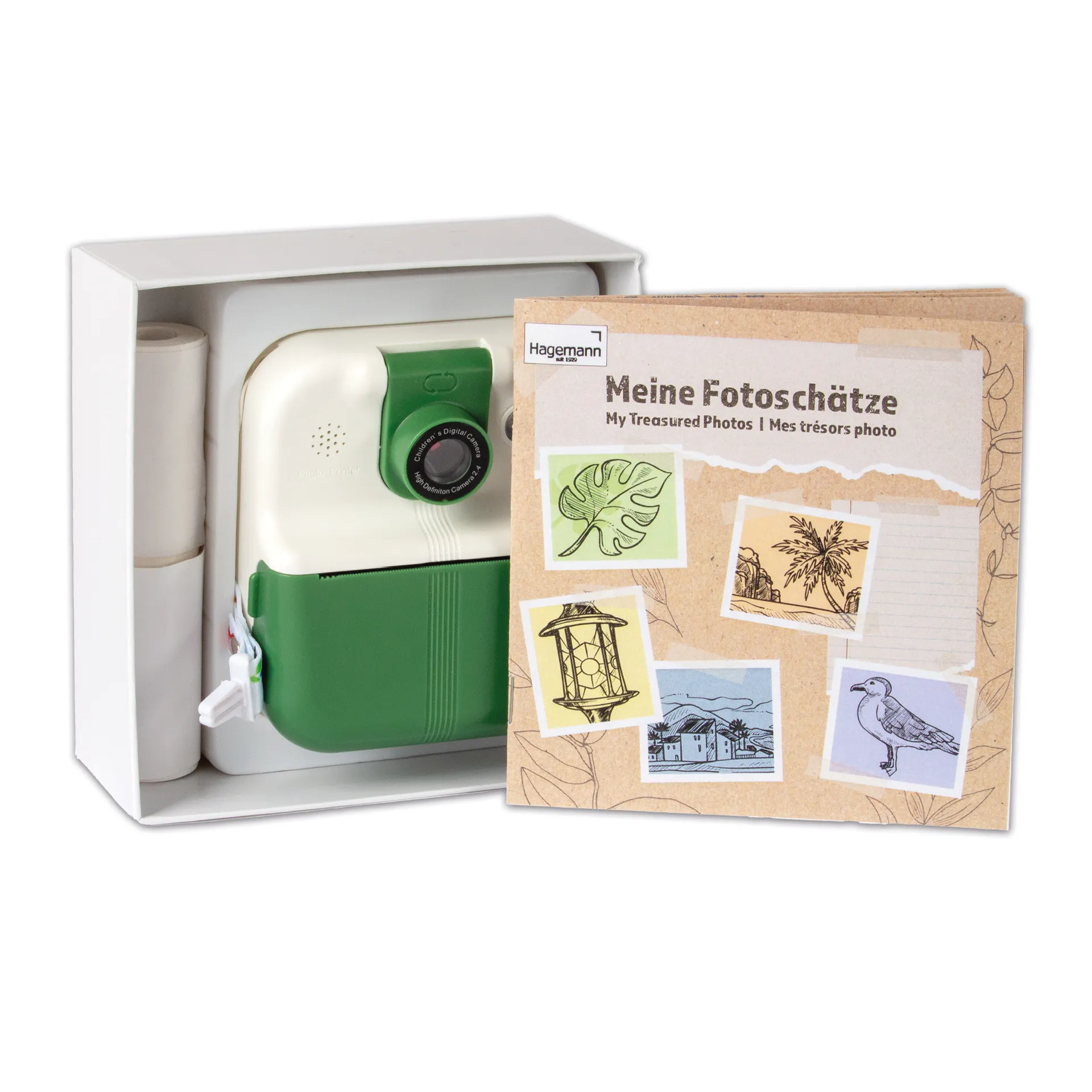 Sofortbildkamera Natursafari, 8-tlg.