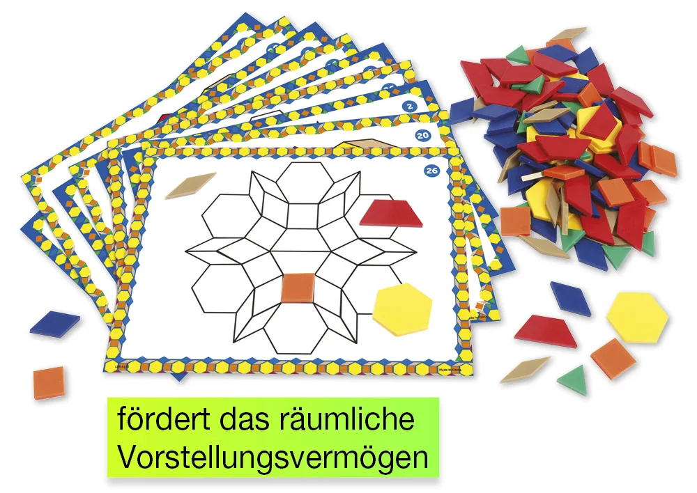 Legespiel "Geometrische Formen", 144-tlg.