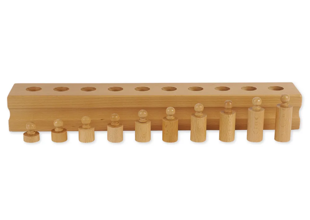 TimeTEX Block mit Zylindern 4 "Montessori Premium"