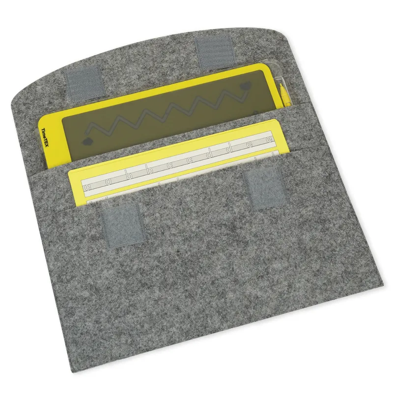 Digitale Schiefertafel TD "A4-XS", transparentes Display, mit Filz-Hülle