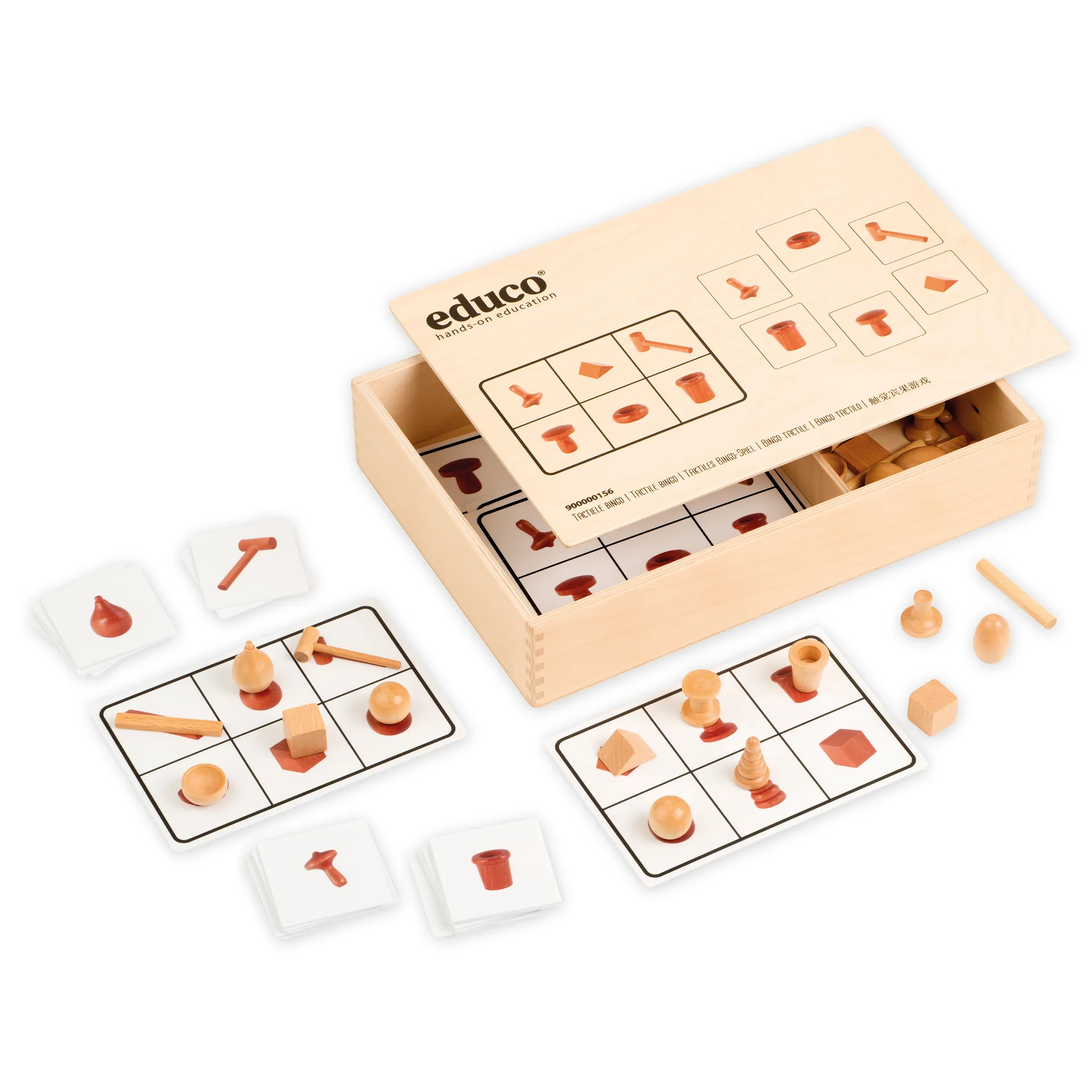 Lotto-Spiel "Taktiles Bingo", 61-tlg.