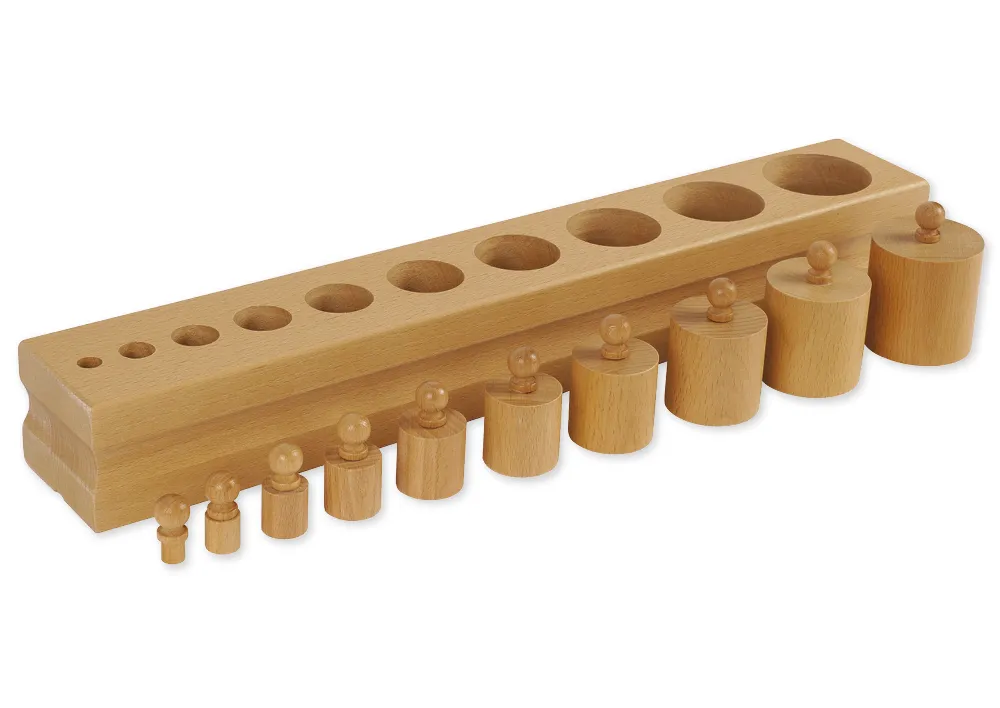 TimeTEX Block mit Zylindern 1 "Montessori Premium"