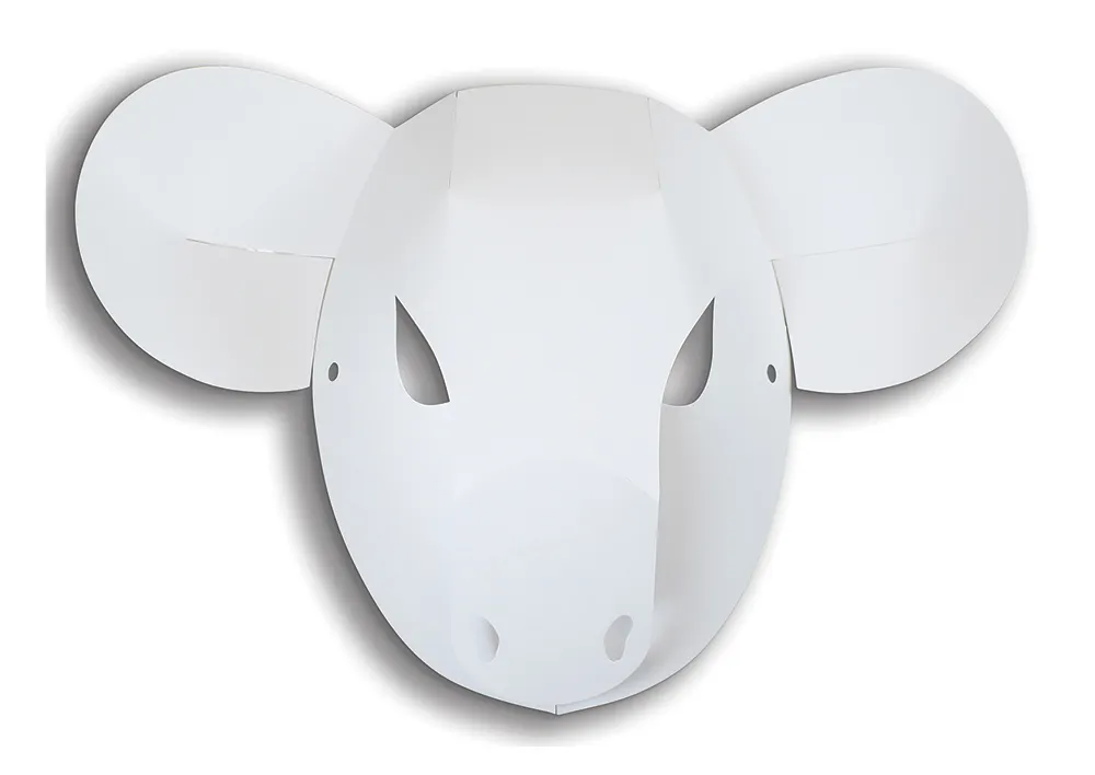 Tiermasken aus Papier, 30 Stück