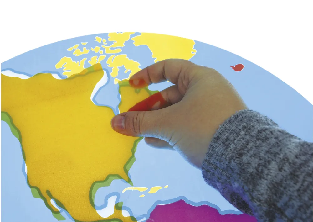 Kontinente-Riesenpuzzle, 12-tlg.