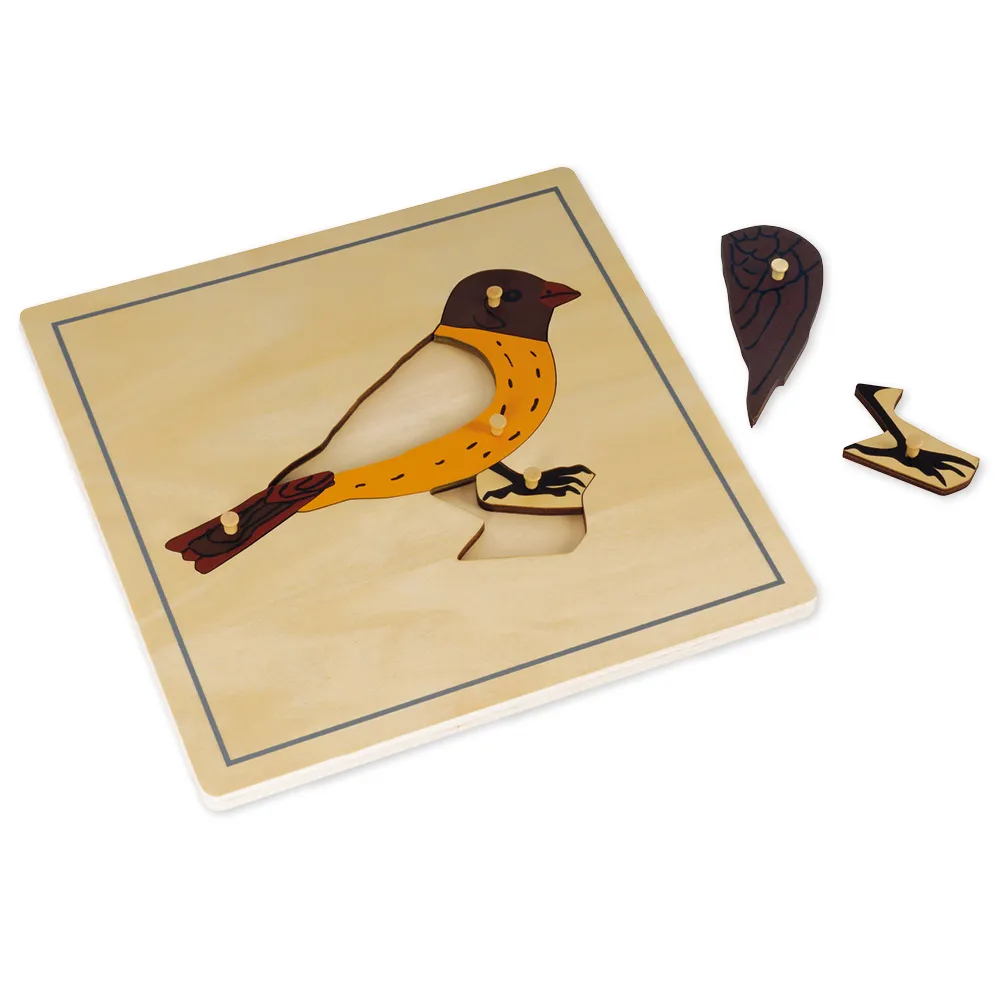 TimeTEX Puzzle Vogel "Montessori Premium"