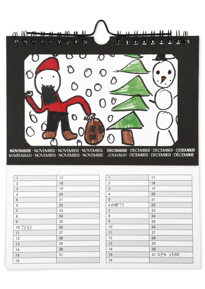 Ewiger Kalender, 5 Stück