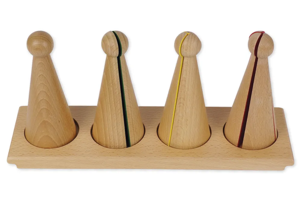 TimeTEX Kegel zum Bruchrechnen "Montessori Premium"