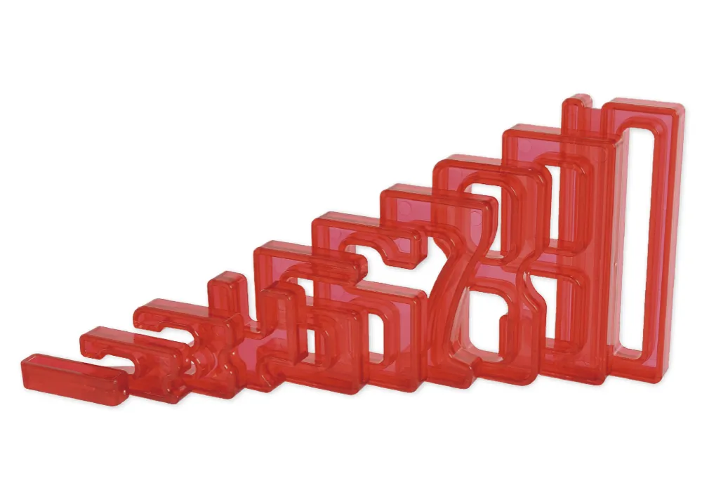 TimeTEX Zahlen-Bausteine "Zahl auf Zahl", 35-tlg.