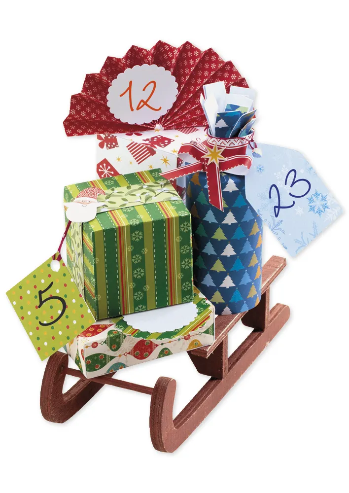 Block Motivkarton "Weihnachten" 24x34 cm, 20 Blatt