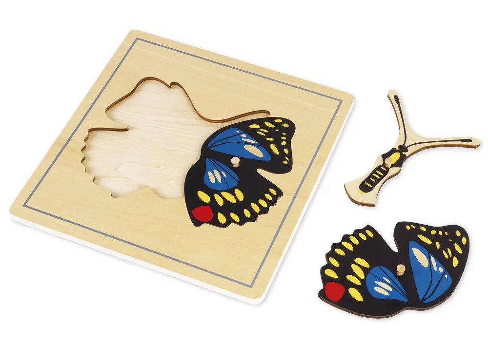 TimeTEX Puzzle Schmetterling "Montessori Premium"