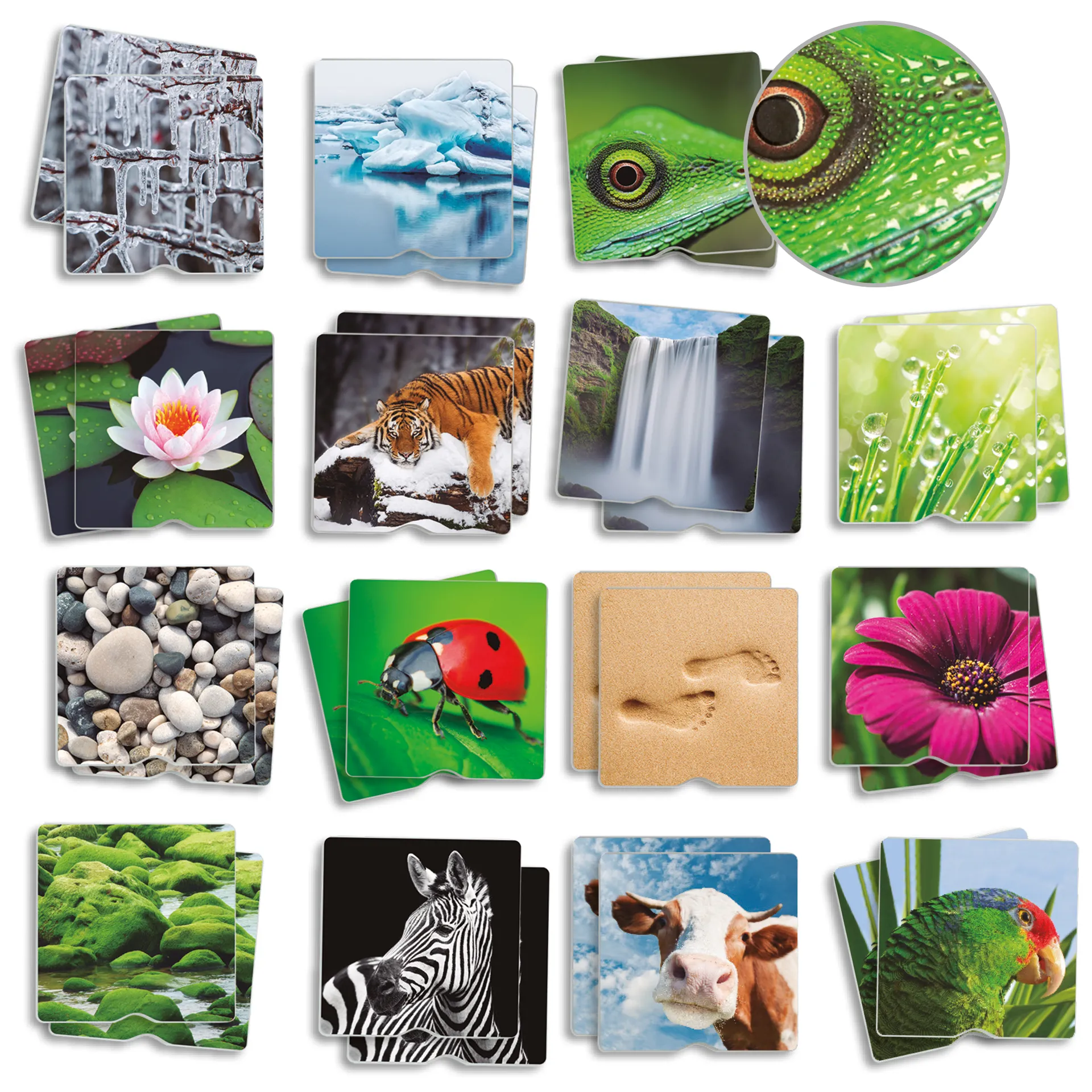 Taktiles Natur-Memospiel, 34-tlg.