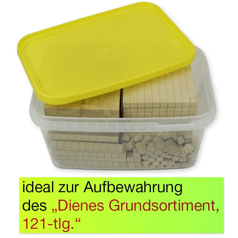 Stapel-Box aus Kunststoff mit Henkel XS, rechteckig