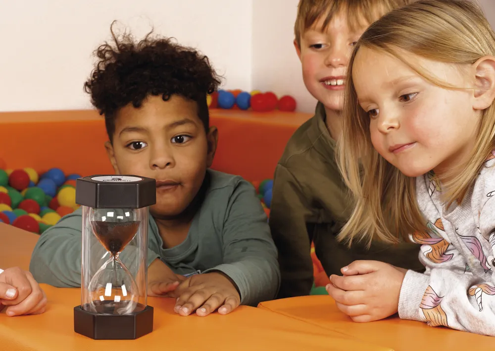 Set Mega-Sanduhren 16cm hoch, 7 cm ø, 4-tlg.