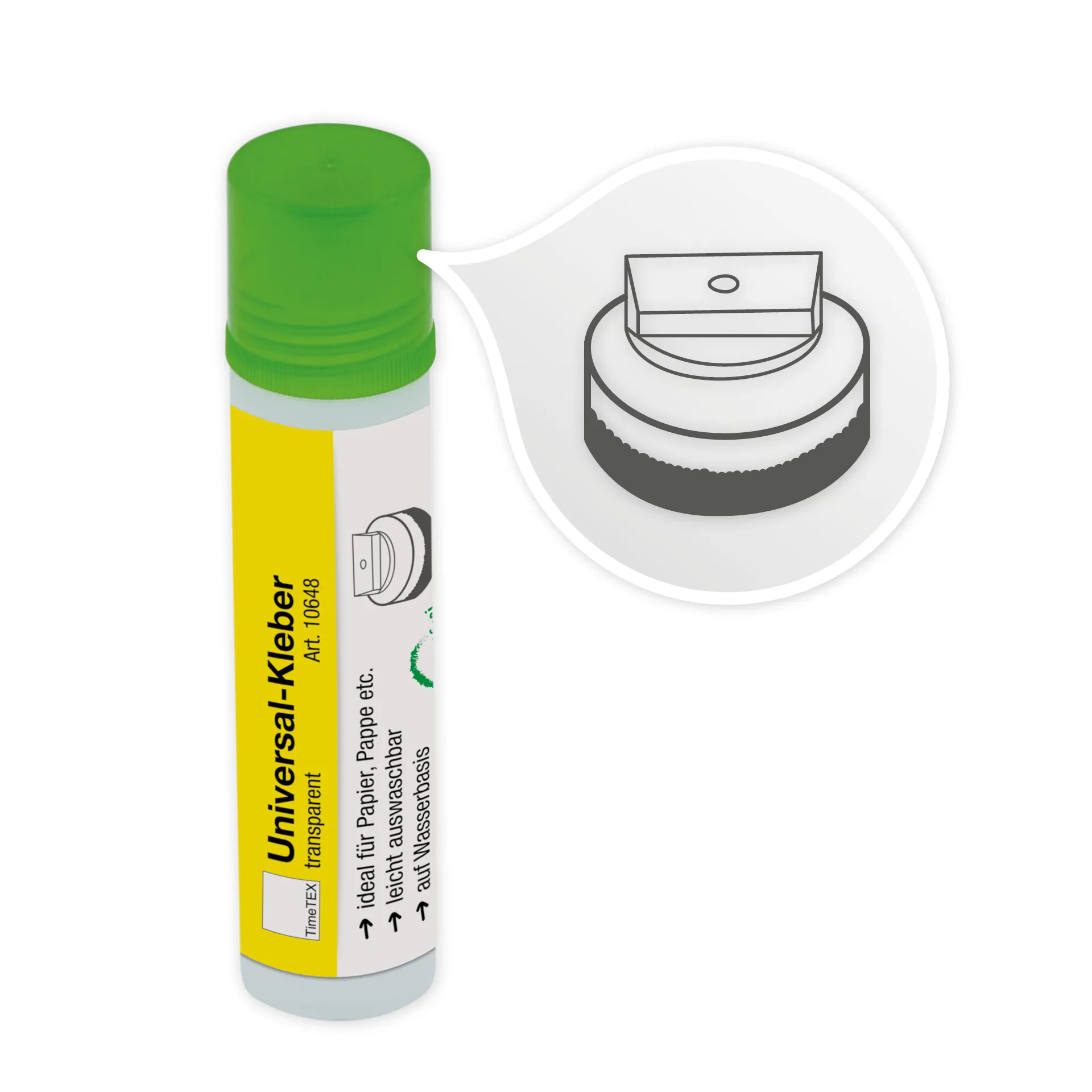 Universal-Kleber transparent, Inhalt 50 g