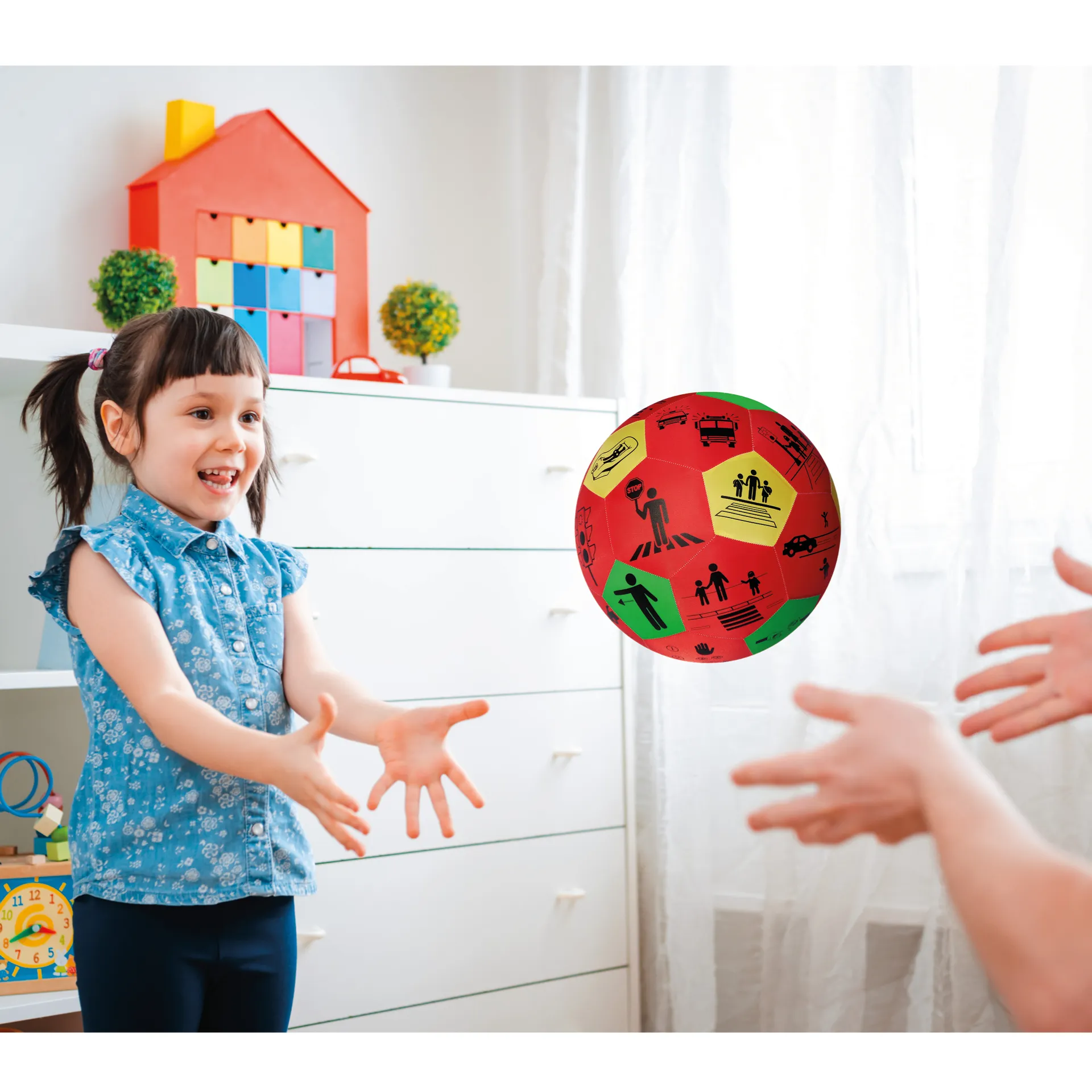 Lernspiel-Ball "Pello" - Verkehrs-Erziehung