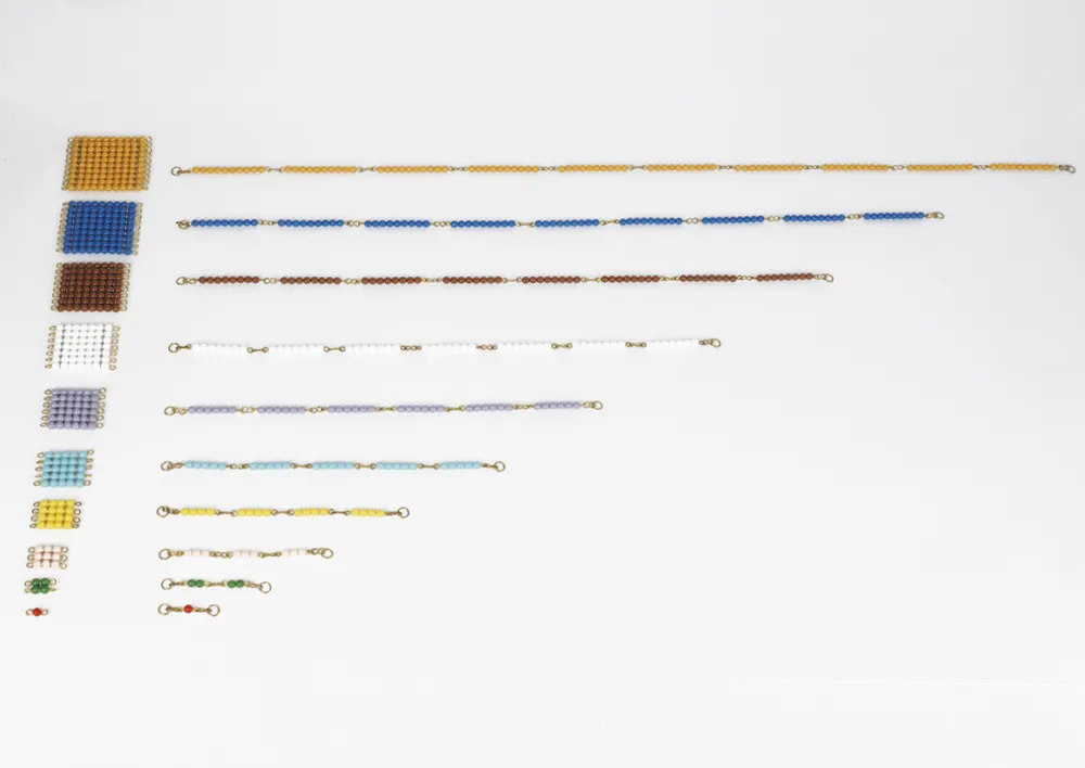 TimeTEX Kurze Perlenketten "Montessori Premium"