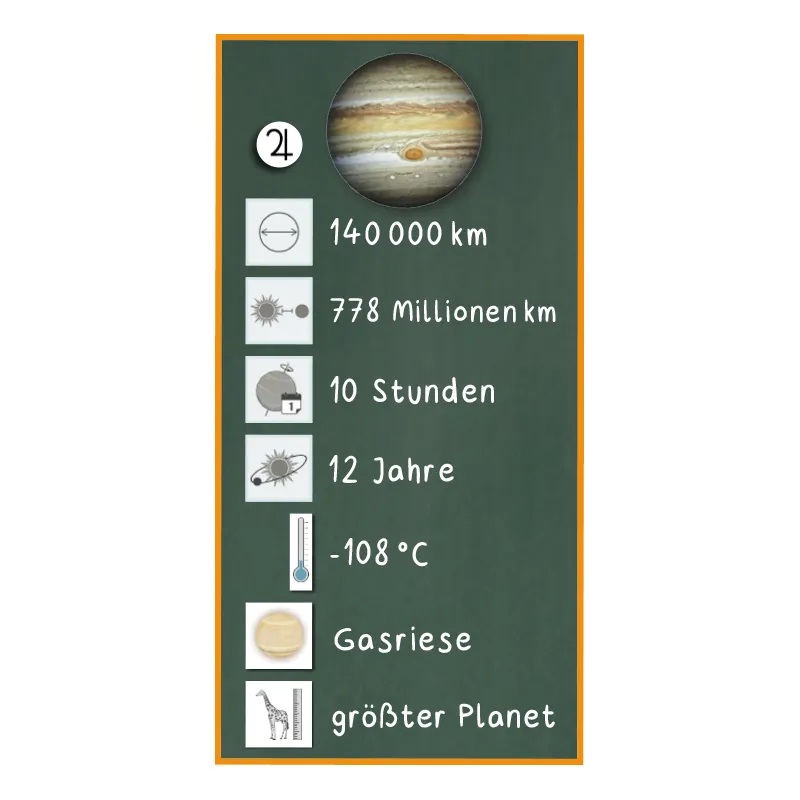 Hagemann Planeten und Sonnensystem magnetisch, 73-tlg.