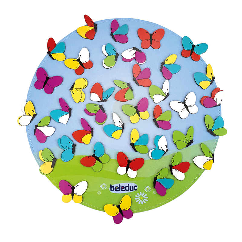 Lernspiel "Farbenfrohe Schmetterlinge", 46-tlg.