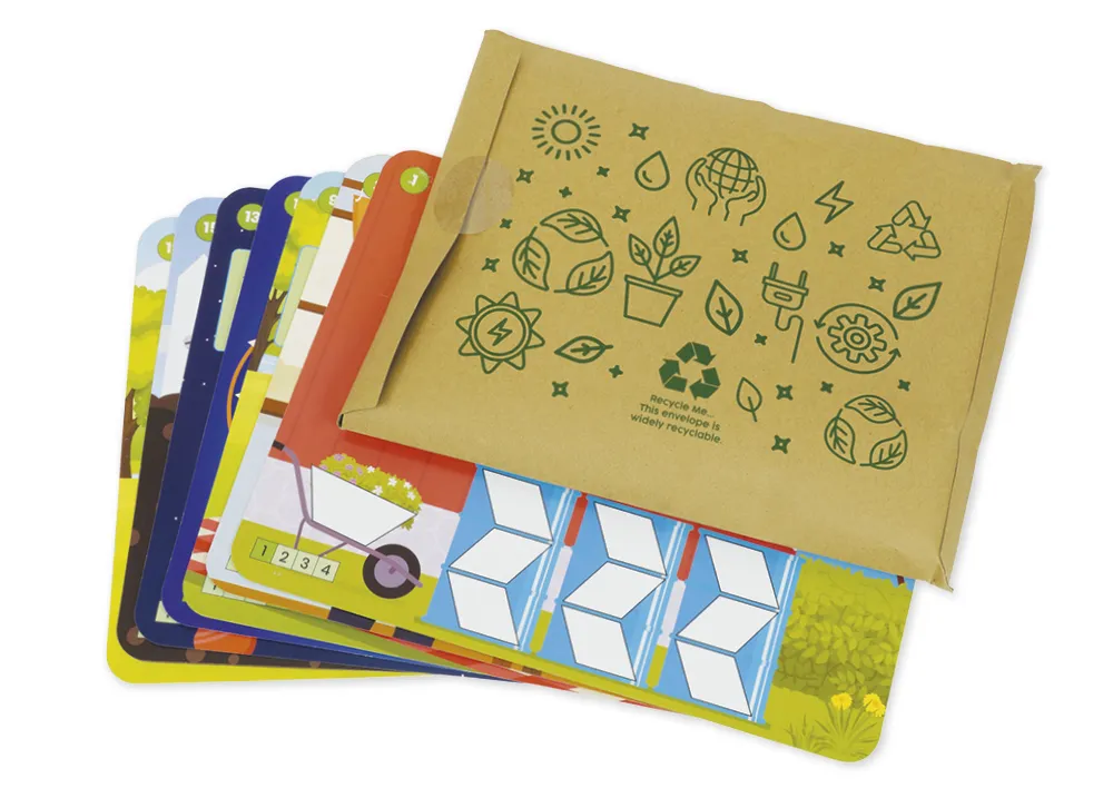 Legespiel Geometrie "Recycling & Umweltschutz", 110-tlg.