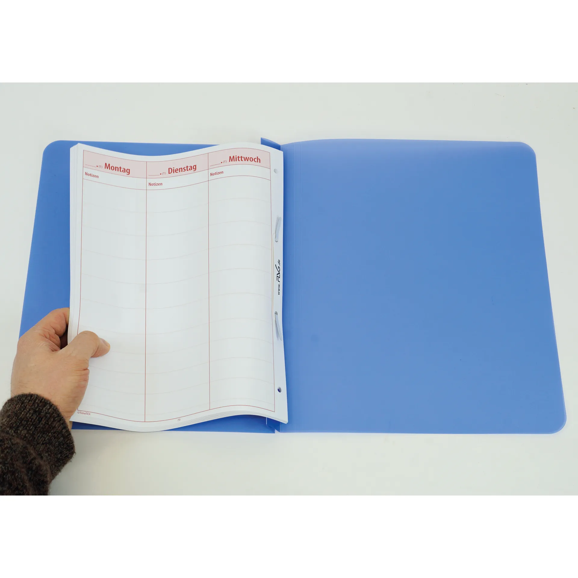 Schnellhefter „Rückwärts“ 10-tlg., farbig sortiert 