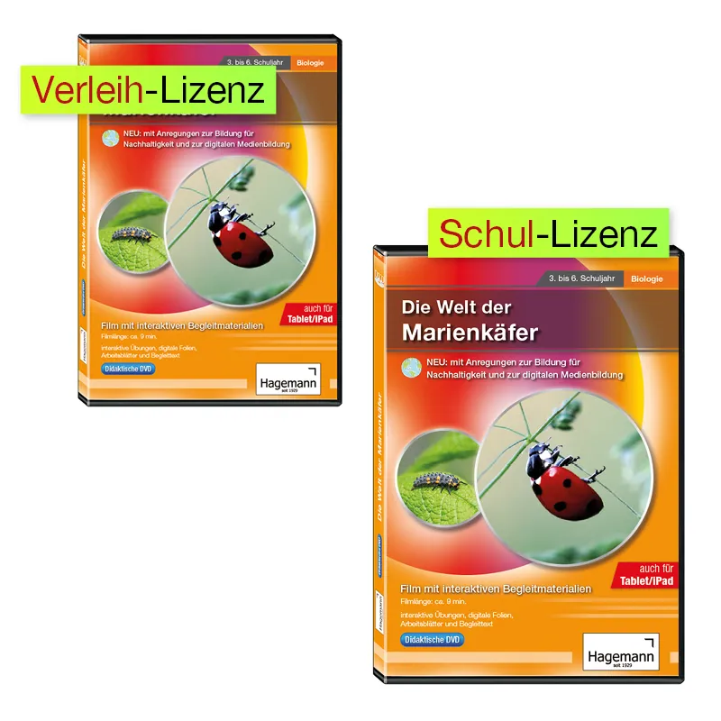 Didaktische DVD Die Welt der Marienkäfer