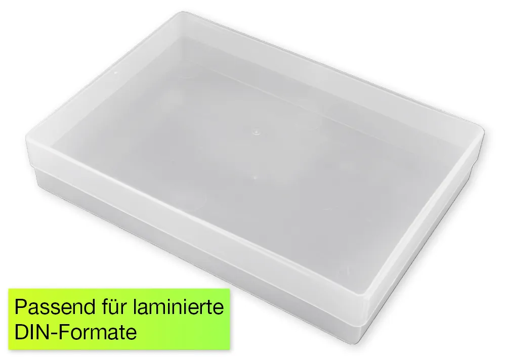 Kunststoff-Box A4 farbig