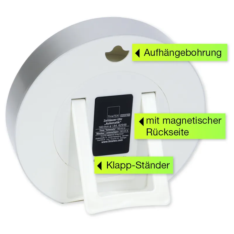 Zeitdauer-Uhr "Automatik" mit Ablauf-Signal