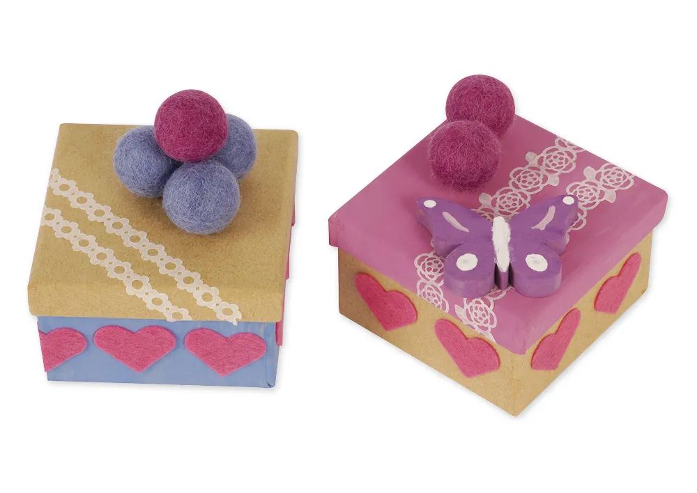 Filzkugeln "Kunterbunt", 2 cm ø, 12 Farben, 120 Stück