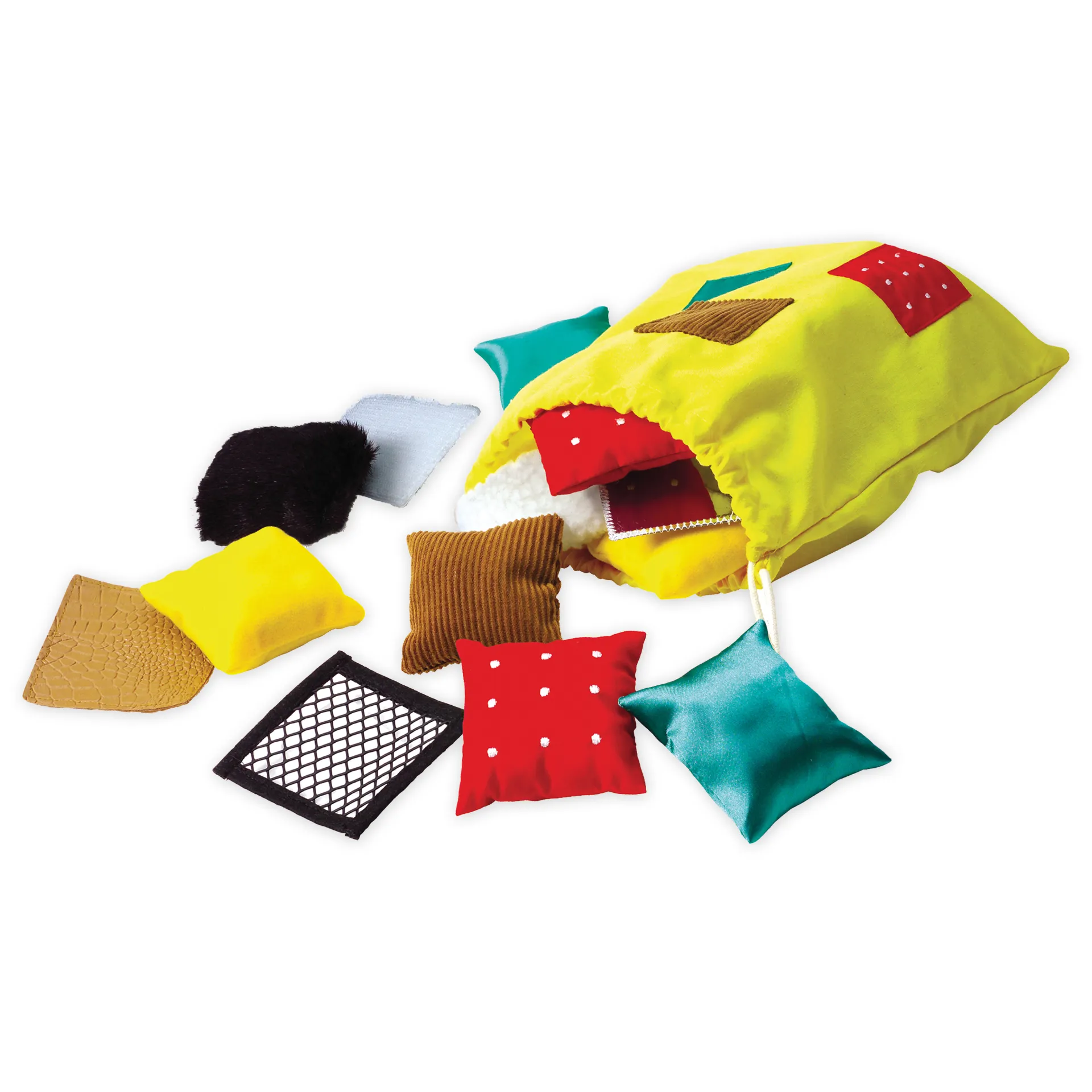 Tast-Memospiel "Textile Quadrate", 20-tlg.