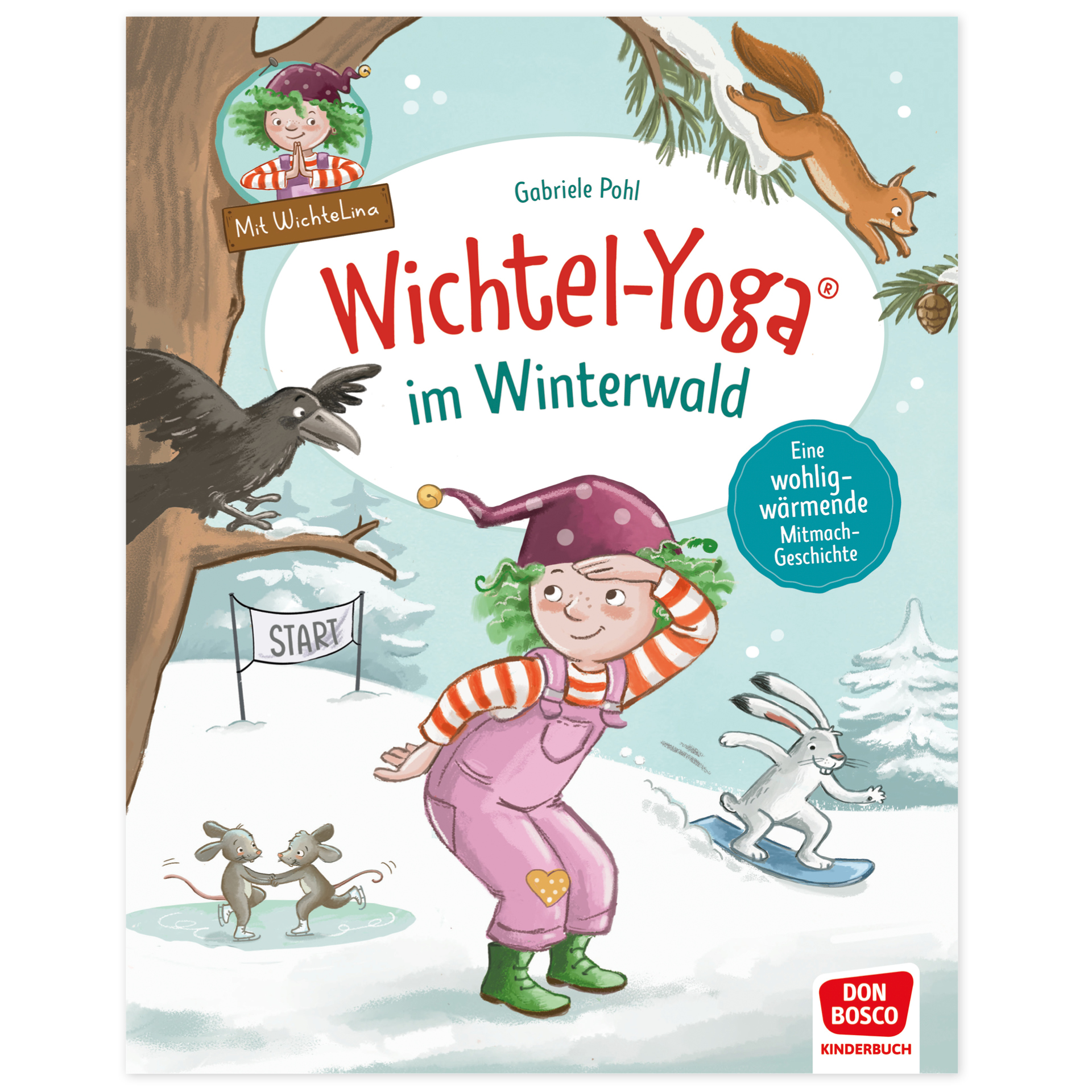 Buch "Wichtel-Yoga im Winterwald", 32 Seiten