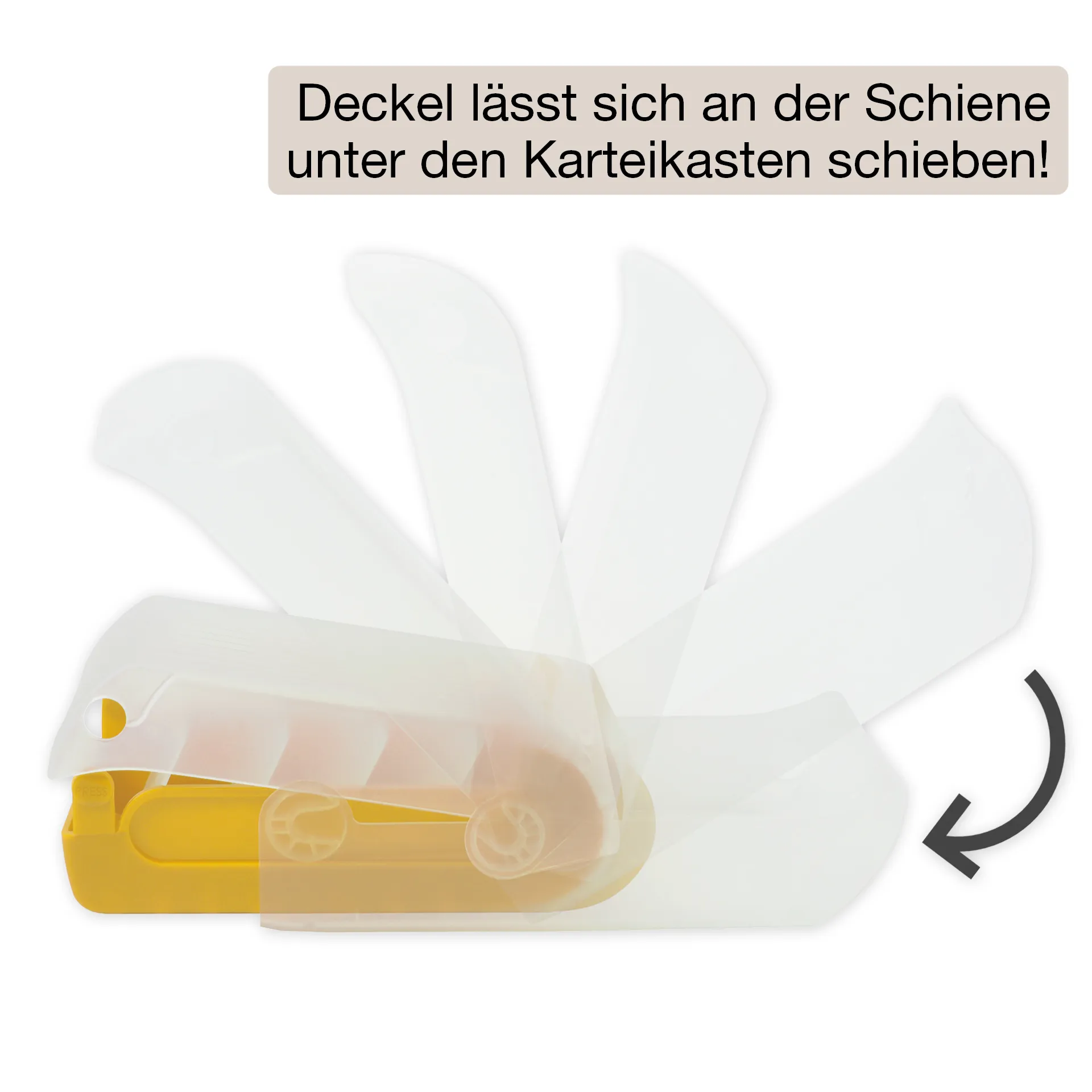 Karteikasten für A8 Kunststoff