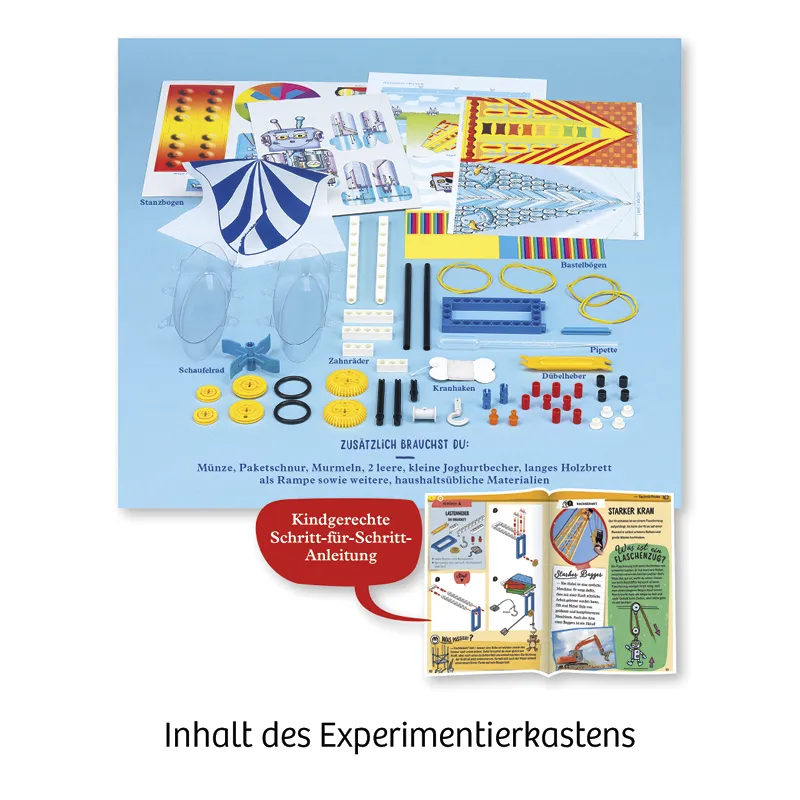 KOSMOS Experimentier-Kasten "Technik ganz einfach", 59-tlg.
