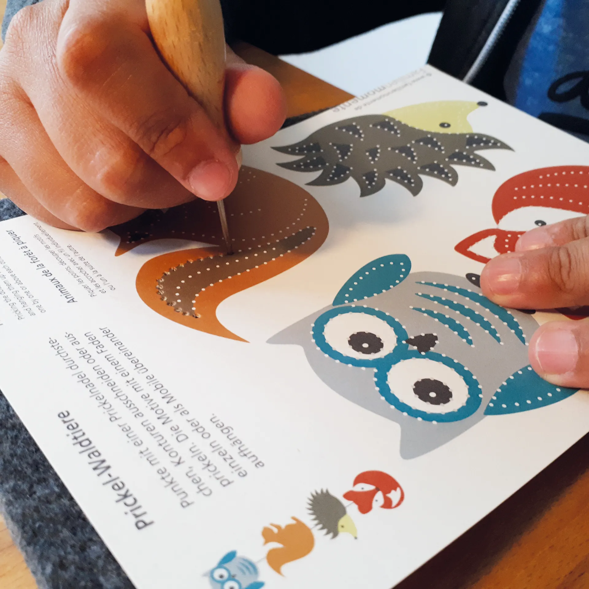 Prickelmotiv DIN A5, 10 Bögen